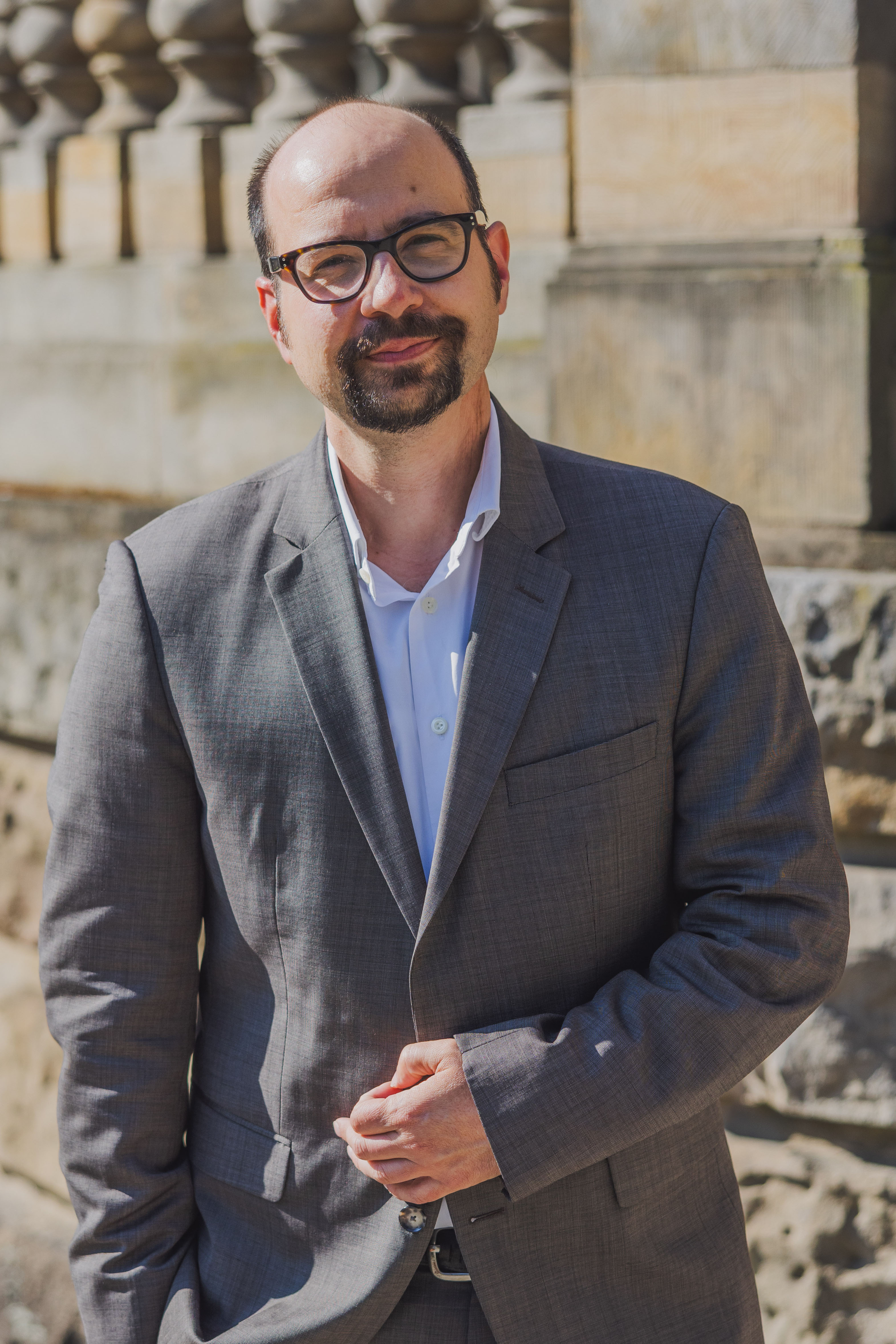 Portraitaufnahme des Abteilungsleiters Chris Patrick Kruse