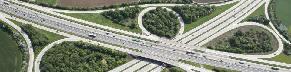 Autobahnkreuz (Symbolbild)